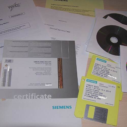 Siemens 6AV63811BH060EX0 SIMATIC WinCC V6.0 SP4 RT 8192 used