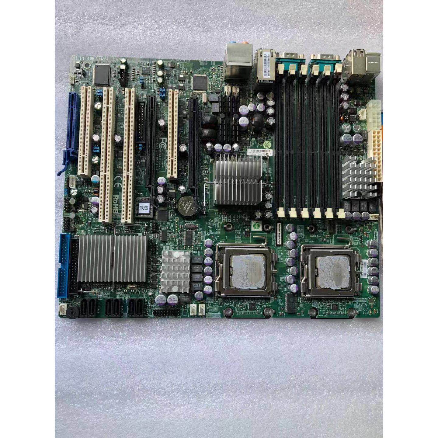 议价现货 超微X7DAL-E 双路771针 设备机 非编工作站主板 带声卡