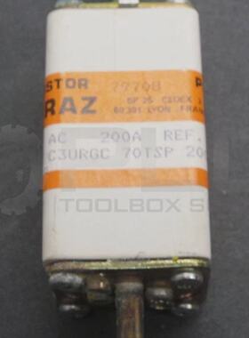 NEW FERRAZ SHAWMUT C3URGC FUSE 200A 1000VAC 70TSP