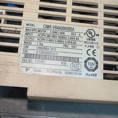 安川v1000变频器CIMRVB4A0005BBACI