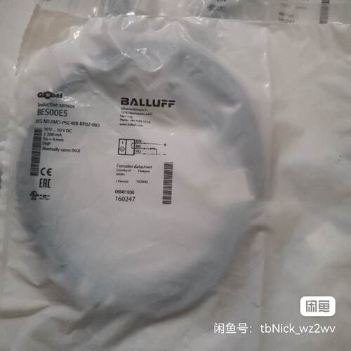 溢价-BALLUFF巴鲁夫BES00E5BESM12MDP