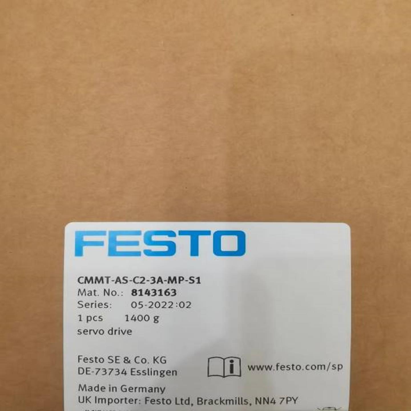 配件费斯托伺服控制器 CMMT-AS-C2-3A-MP-S1 8143163议价