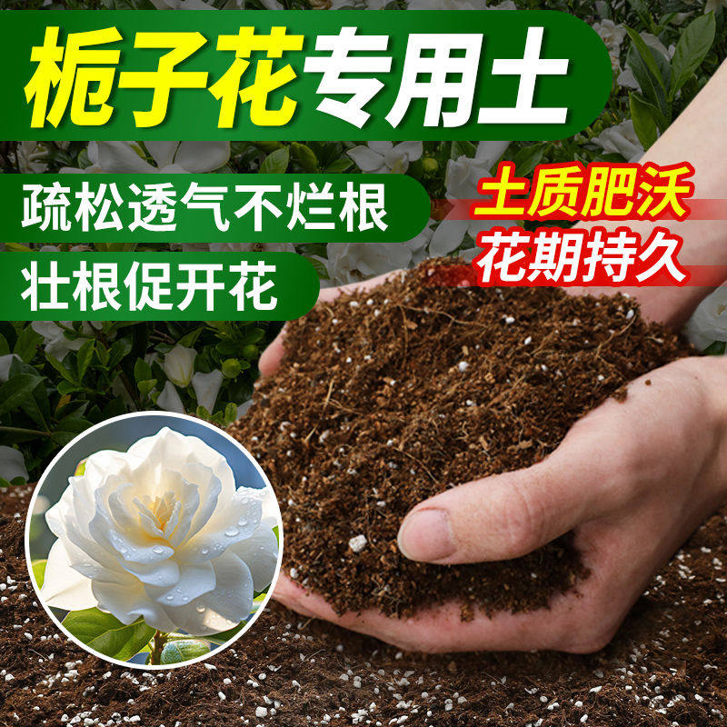 栀子花营养土养花专用土肥料通用型盆栽花卉家用阳台花土壤种