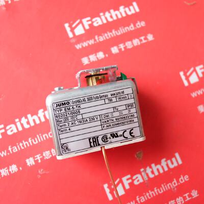 议价Jumo 00623190 久茂全新温度感测器 EM-5-TK 602021/0005 200