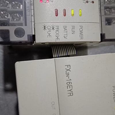 三菱FX2N16EYR继电器输出模块成色见图功能正常-议价