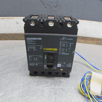 Square D FCL340701212 Circuit Breaker 3P480V70A WAux. Takeou