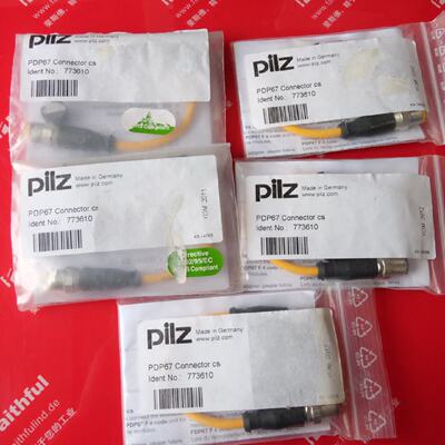 议价Pilz 773610 皮尔磁全新连接线 PDP67 773603 M12 6针