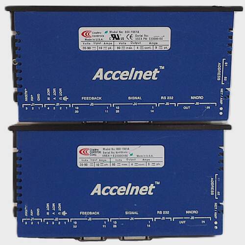 Copley Controls 8001561 Servo Motor Controller Accelnet Lot