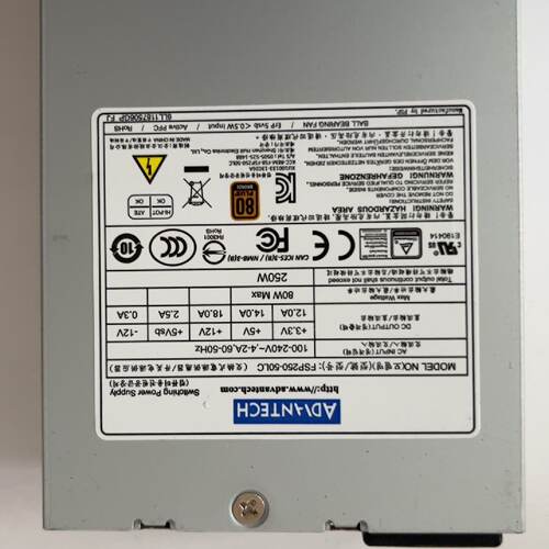 (议)几乎零灰尘研华FSP25050LC1U工控机电