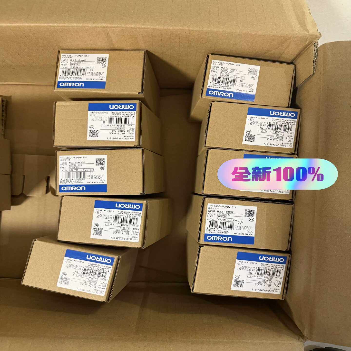 全新原装正品欧姆龙温控器E5EC-PR2ADM-814