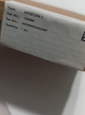 全新原装正品倍加福安全栅KFD2CR41现货实物拍摄