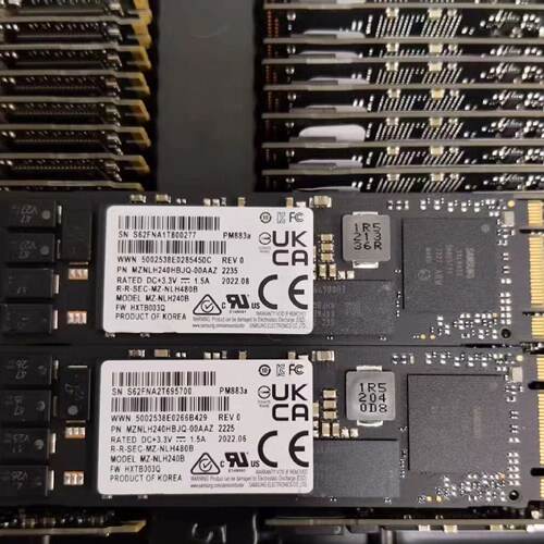 三星PM883A 240G M.2 2280 SATA企业级-询价