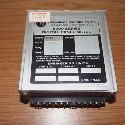 Ballantine Laboratories Digital Panel Meter 8305B