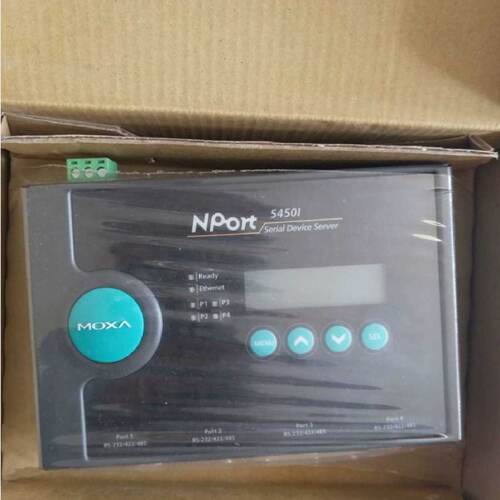 议价NPORT 5450I MOXA摩莎光电隔离 串口伺服器