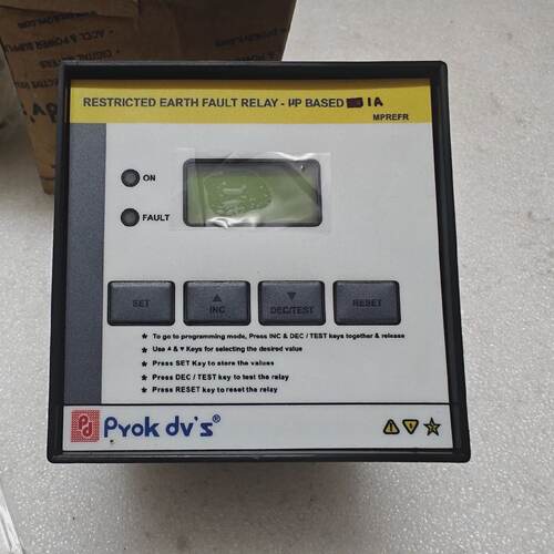PYOK DVS RESTRICTED EARTH FAULT RELAY BASED IA