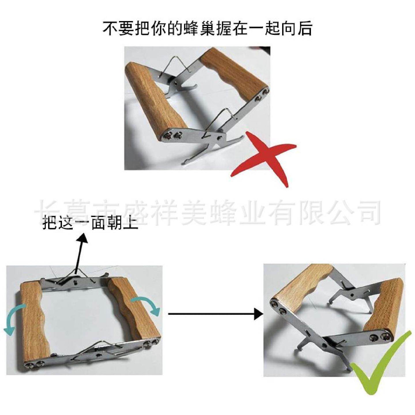 养蜂工具9件套喷烟器蜂扫大Z锯齿刀平口刀巢框夹标记瓶王笼蜜蜂