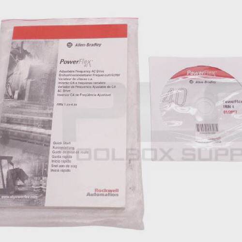 Nuovo Allen Bradley 22BQS001DMUP Quickstart Manuale E CD Per