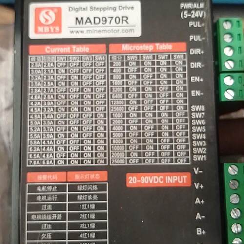 MBYS美倍亚斯MAD970R步进驱动器议价