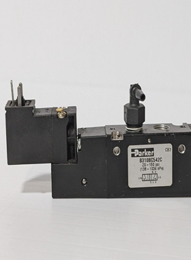 ParkerB310BC542CB3SeriesSingleSolenoid2-PositionValve
