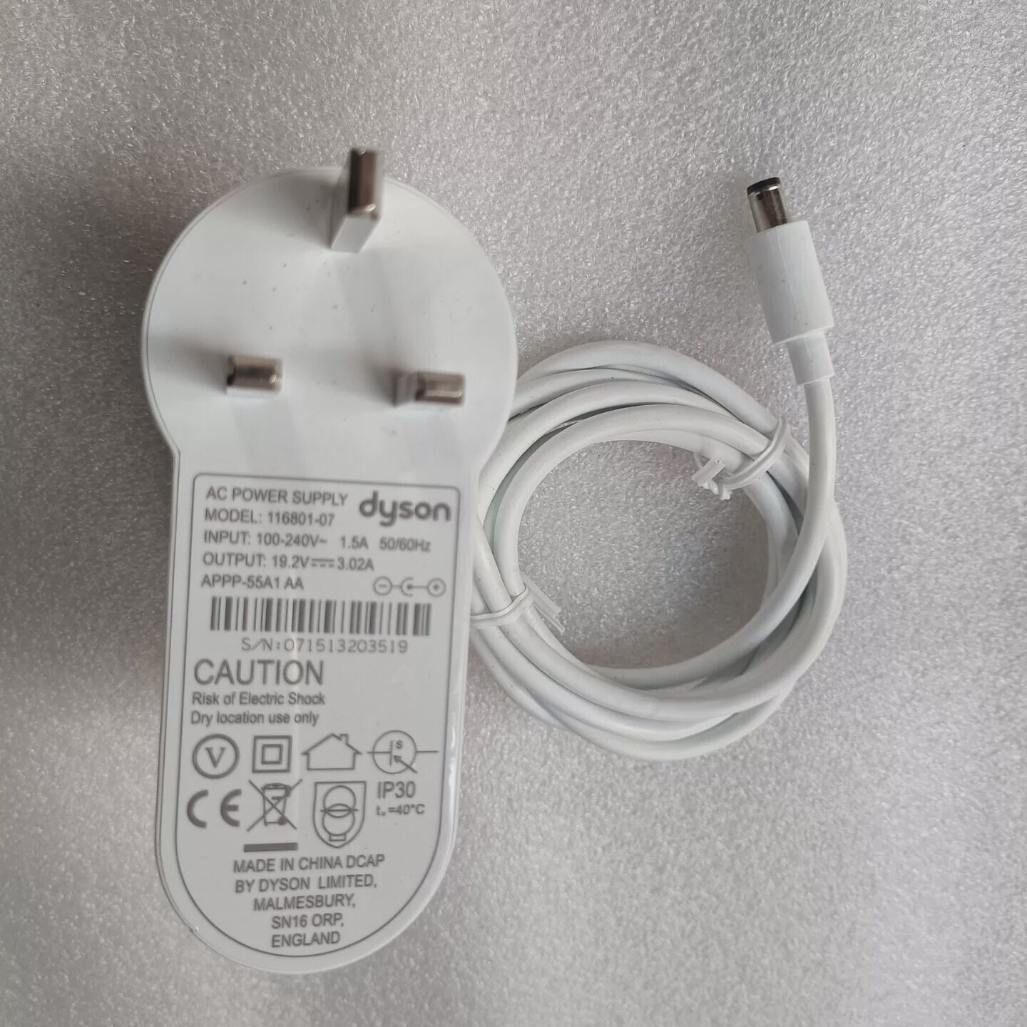 英规Dyson戴森AM10除菌加湿器19.2V3.02A变压器116801-07供应器