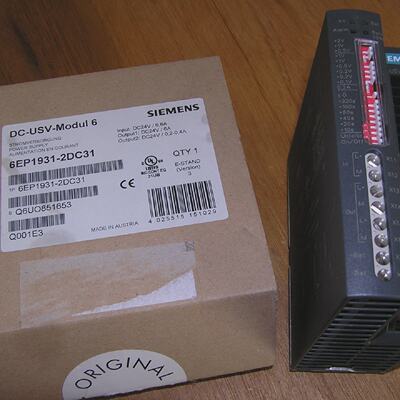 NEW  Siemens 6EP19312DC31 E03 SITOP DC UPS MODULE 24V6A open