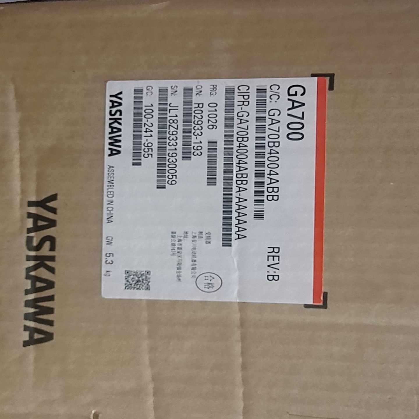 【星慕电子】安川变频器CIPR-GA70B4004ABBA-AAAAAA