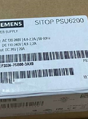 议价6EP3336-7SB00-3AX0西门子SITOP电源模块6EP3333-7SB00-0AX0