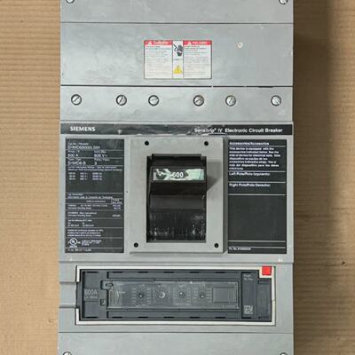 SIEMENS SHMD6 SHMD6B600LSIH 3 POLE 600V 600 AMP CIRCUIT BREA