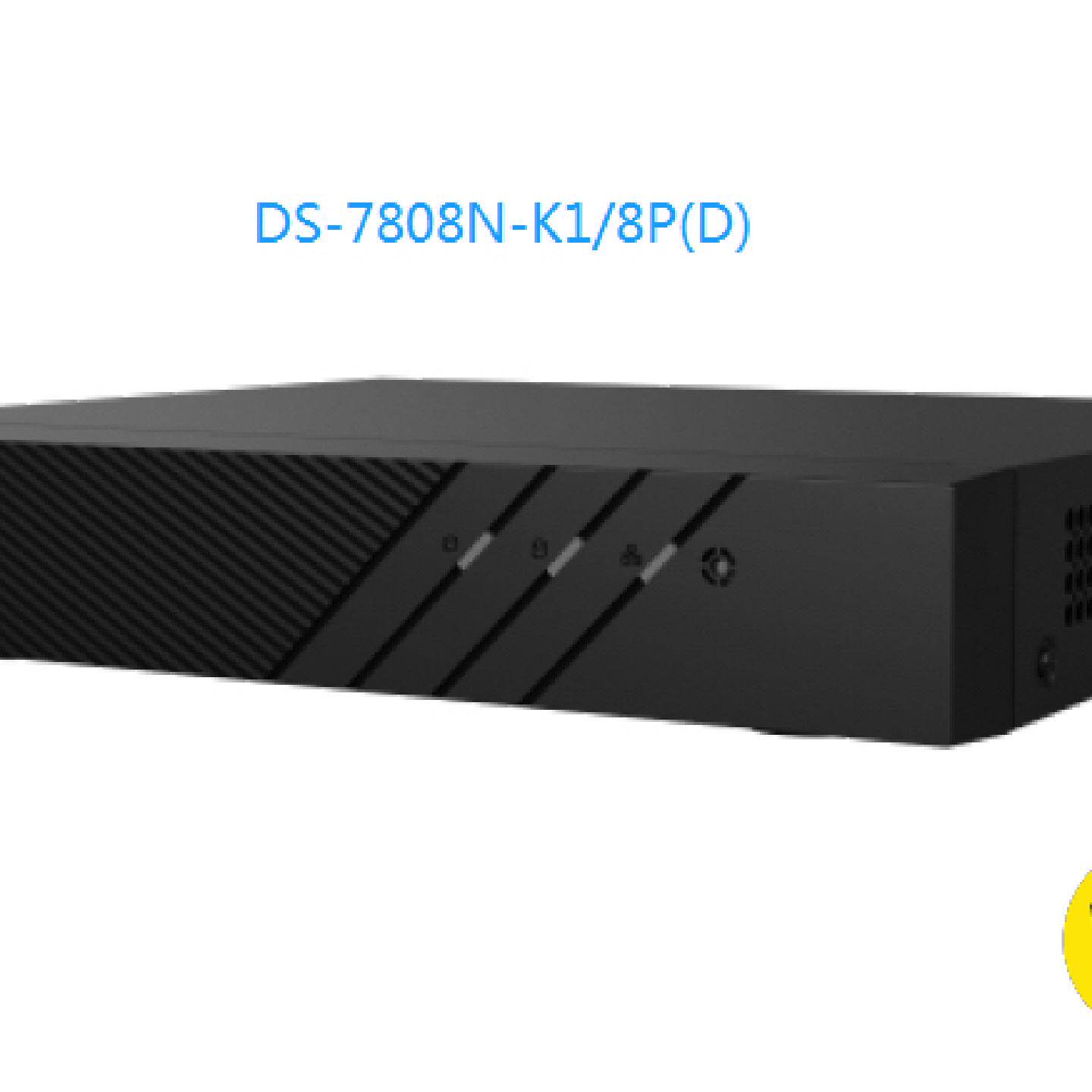 海康8路POE网络硬盘录像机DS-7808N-K1/8P海康--议价商品