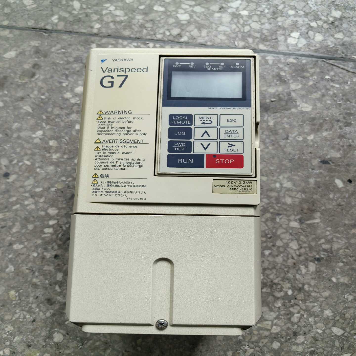 安川变频器2.2KWCIMR-G7A42P2,已【博航商行】