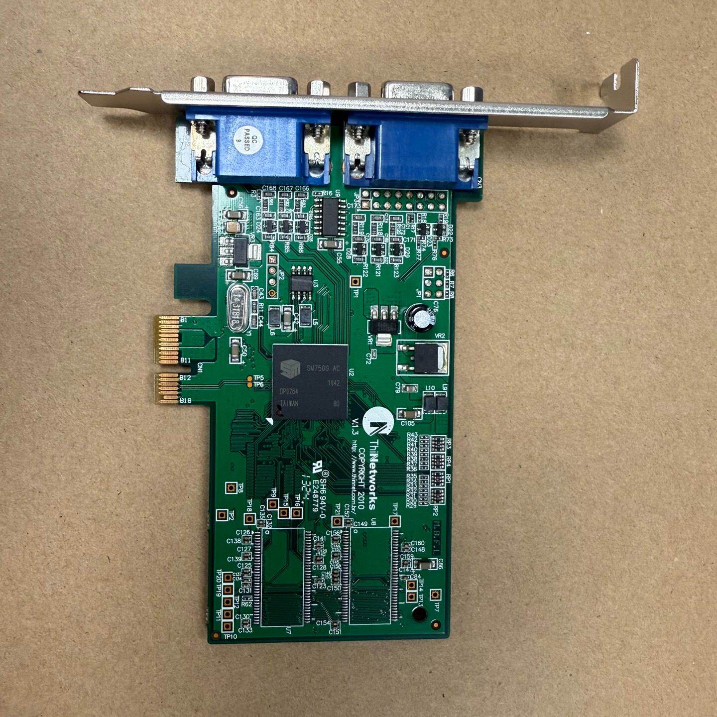 全新PCIE显卡双屏显卡炒股显其它元器件