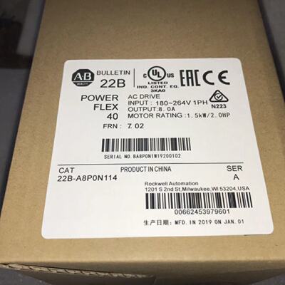 询-AB变频器22BA8B8P0N10422BB8PON