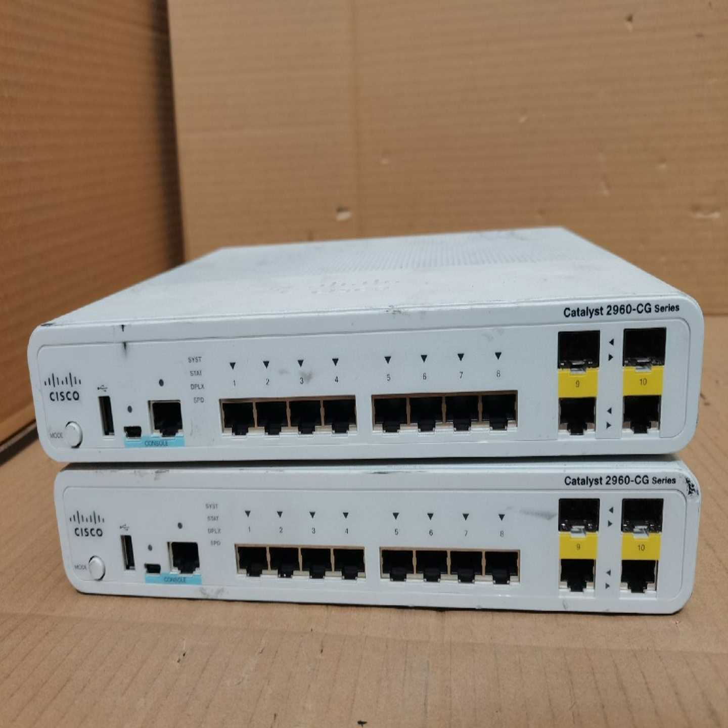 询价~思科2960CG-8TC-L千兆桌面静音交换机。8口千兆+2