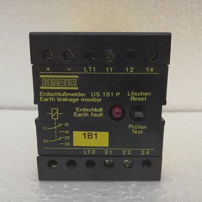 BENDER US151P1 GROUND FAILURE MONITOR