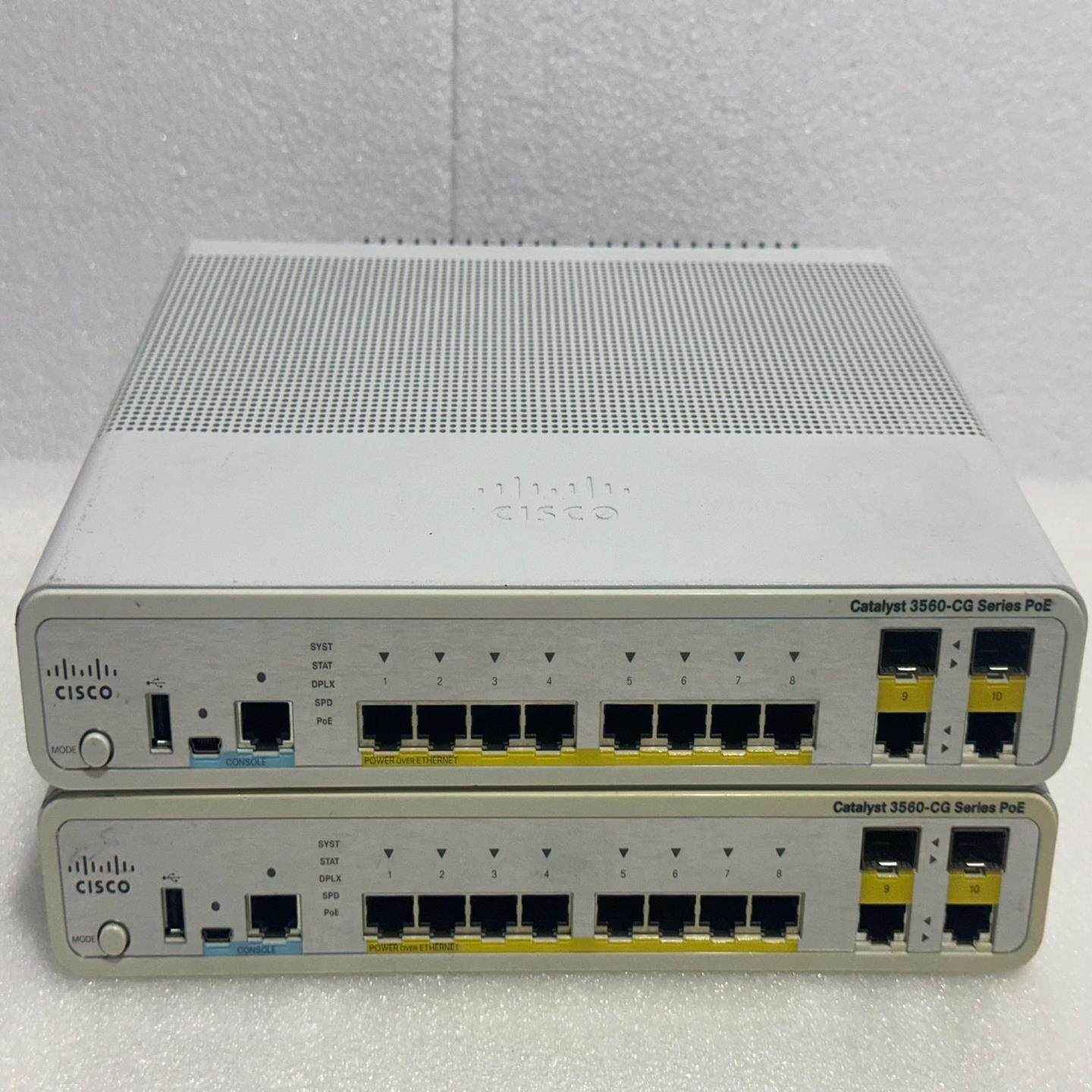 WS-C3560CG-8PC-S  思科 桌面交换机  测试