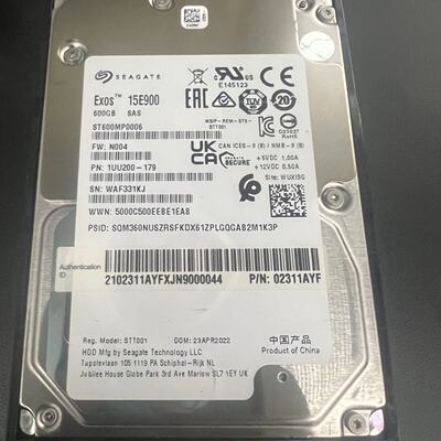 02311AYF 600G 15K 2.5寸 SAS接-议价