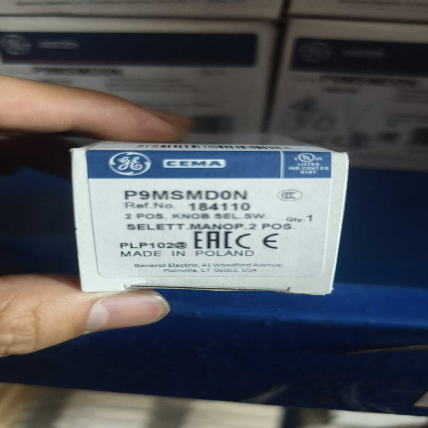 咨询-GEP9MSMD0N二位选择开关,型号184110,