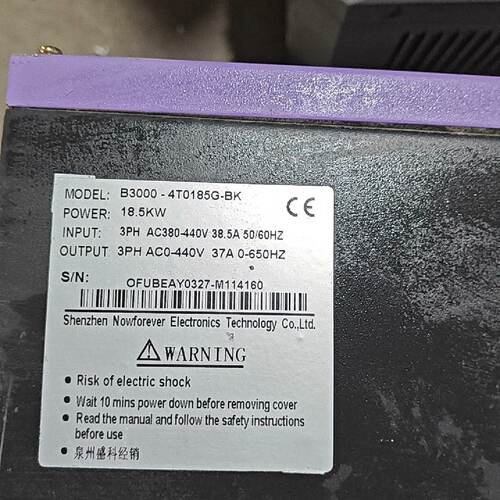 询-南方安华B30004T0185G18.5kw变频器