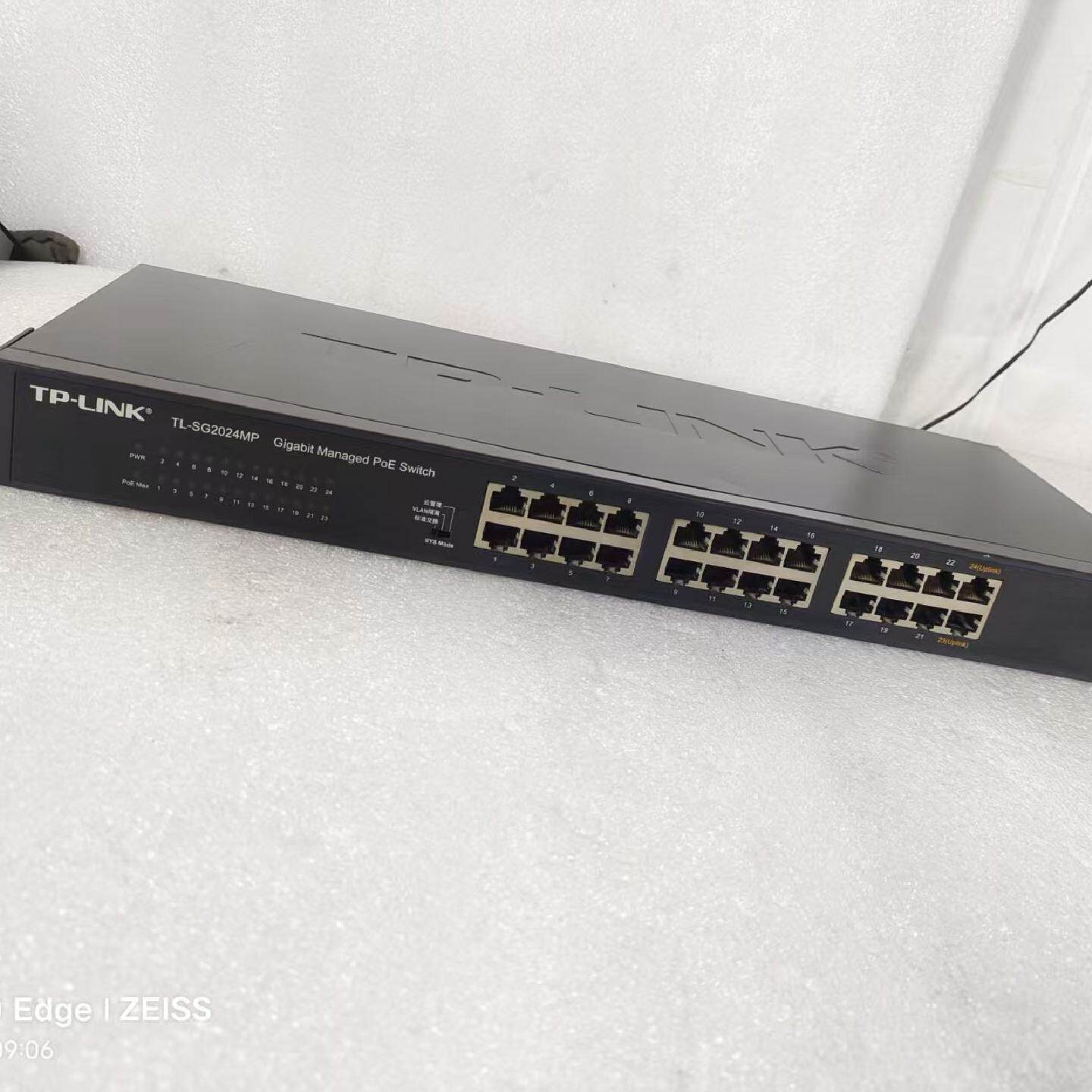 二手 TP-LINK SG2024MP 24口全千兆poe供--议价商品