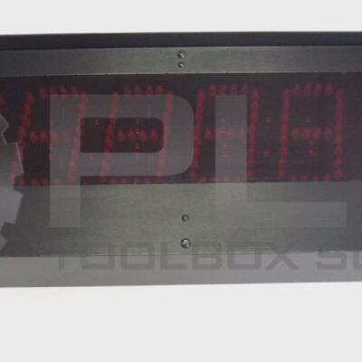 NEW VORNE INDUSTRIES 77256M12S006 RED LIGHT DIGITAL COUNTER