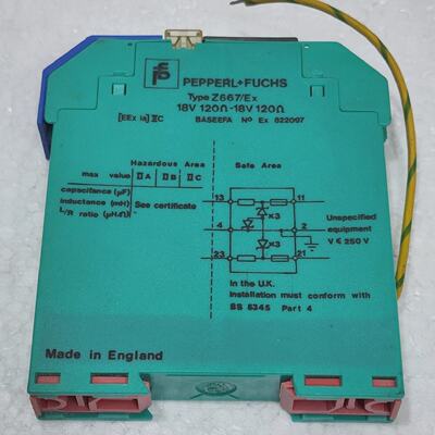 PepperlFuchs Z667Ex Barriere Diode 822097 18V