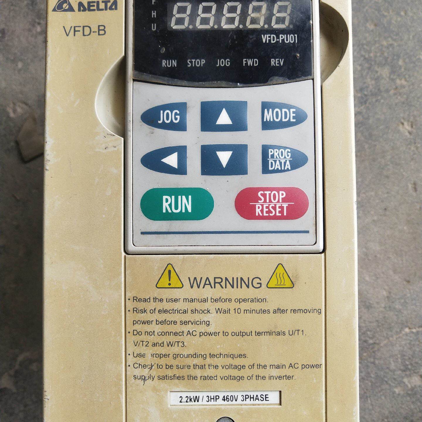 【询价】台达VFD-B变频器 VFD022B43B 2.2KW 38适用