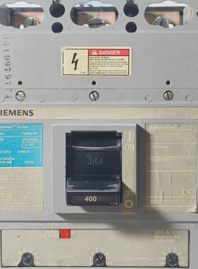 西门子SENTROJFC3M400400A3POLECIRCUITBREAKER415V40KA5060HZ免