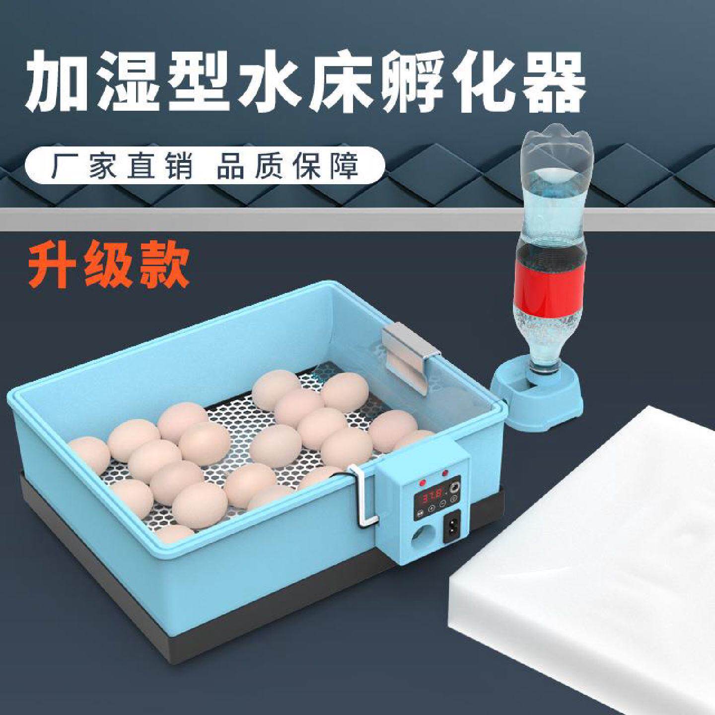 水床孵化器孵蛋机泡沫箱小型家用型全自动智能玄凤鹦鹉鸡种蛋破壳