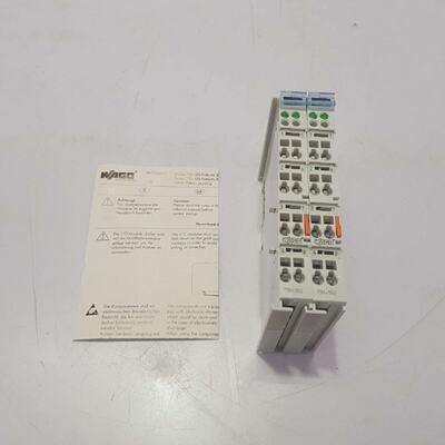 WAGO 750552 2CHANNEL ANALOG OUTPUT MODULE  LOT OF 2