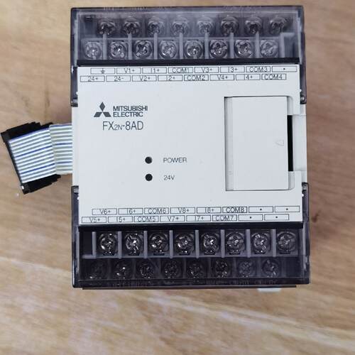 三菱模拟量输入模块FX2N8AD样机展示装柜就拆下来--议价商品