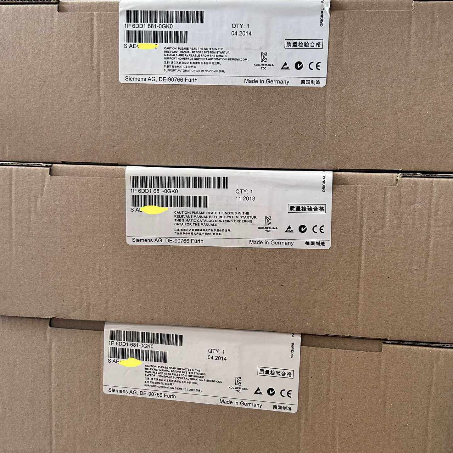 6DD1681-0GK0 实图如下  外包装干净 有~询价