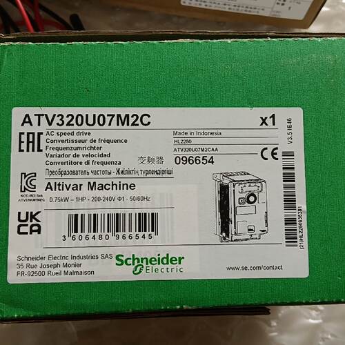 溢价-变频器ATV320U07M2C0.75kW单相20