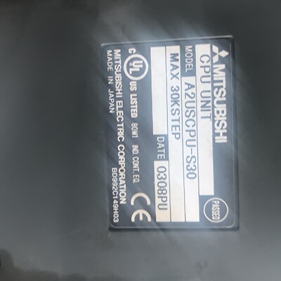 三菱 MELSEC A2USCPU-S30 CPU模块，成色--议价商品
