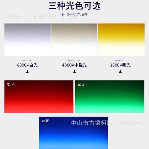 LED户外防水投光灯照明灯四眼50W庭院工厂外墙广告大四喜聚光射灯